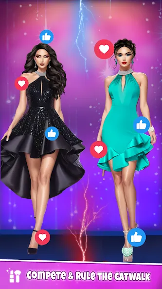 Скачать Fashion Artist: Makeup Game — Модификация Много денег и всё разблокировано — скриншот 2