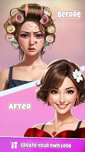Скачать Fashion Artist: Makeup Game — Модификация Много денег и всё разблокировано — скриншот 3