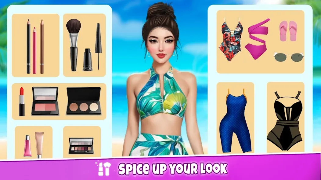 Скачать Fashion Artist: Makeup Game — Модификация Много денег и всё разблокировано — скриншот 5