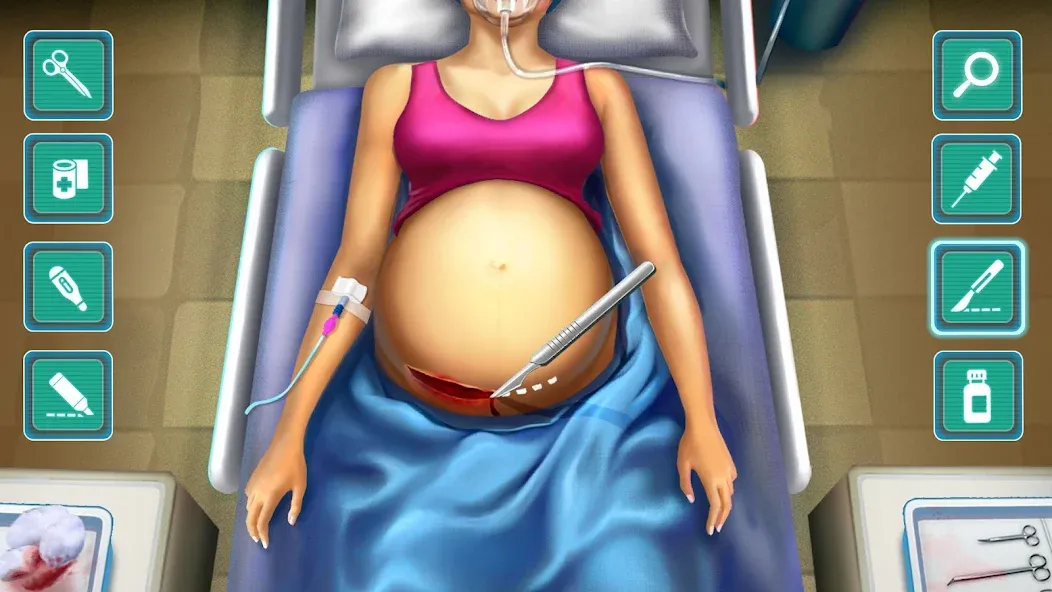 Скачать взлом Surgery Simulator Doctor Game на Андроид — Много денег — скриншот 1