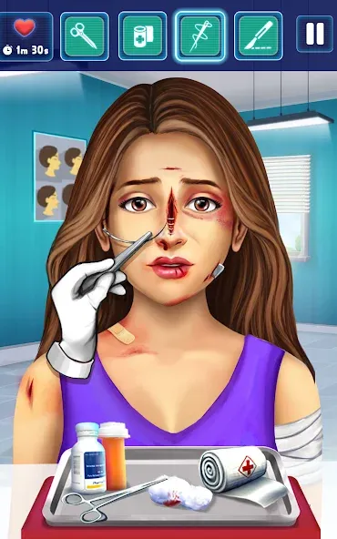 Скачать взлом Surgery Simulator Doctor Game на Андроид — Много денег — скриншот 2