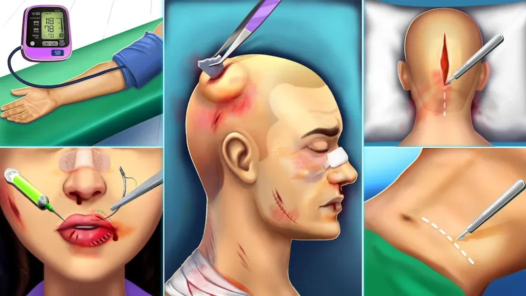 Скачать взлом Surgery Simulator Doctor Game на Андроид — Много денег — скриншот 4
