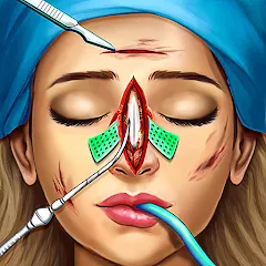 Скачать взлом Surgery Simulator Doctor Game на Андроид — Много денег