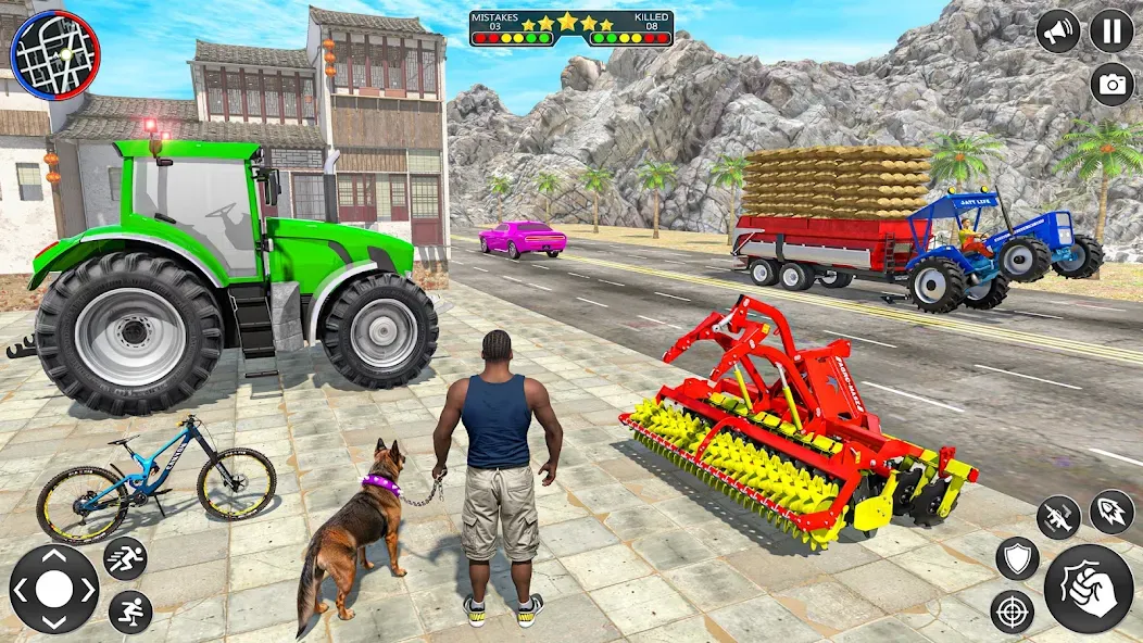 Indian Tractor Driving Game 3D — Много денег — скриншот 1