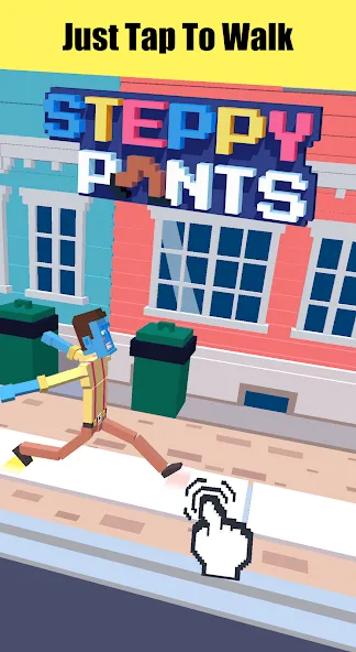 Взлом Steppy Pants — Много денег и без рекламы — скриншот 1
