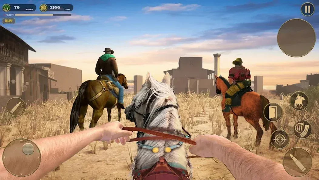 West Cowboy - Gunfighter Game Mod APK Много денег — Скачать на Андроид — скриншот 5
