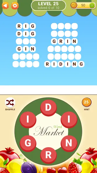 Скачать Word Market 2 — Модификация Много денег — скриншот 3