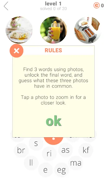 Скачать 3 Circles: Word Game с модом — Все уровни открыты — скриншот 2