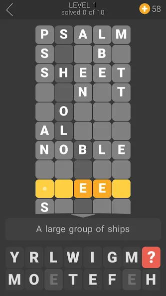 Word Tower Crosswords на Андроид — Все уровни разблокированы — скриншот 5