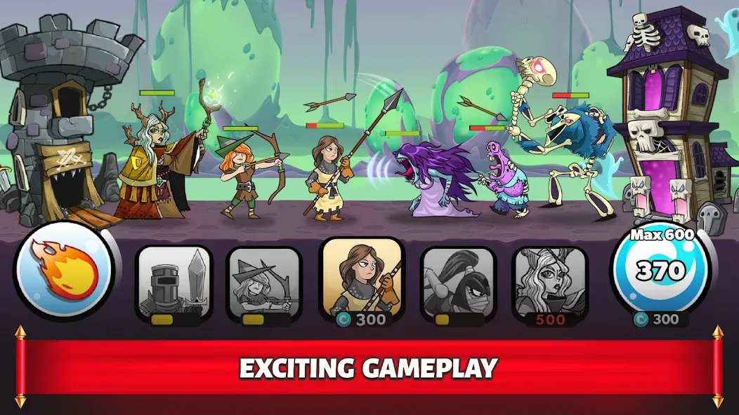 Tower Conquest: Tower Defense — Много денег — скриншот 5