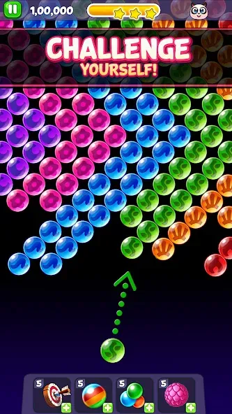 Bubble Shooter: Panda Pop! MOD — Много жизней и без рекламы на Андроид — скриншот 4