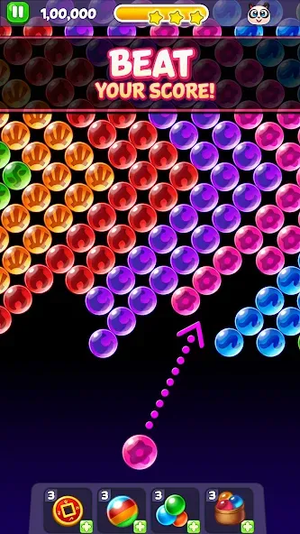 Bubble Shooter: Panda Pop! MOD — Много жизней и без рекламы на Андроид — скриншот 5