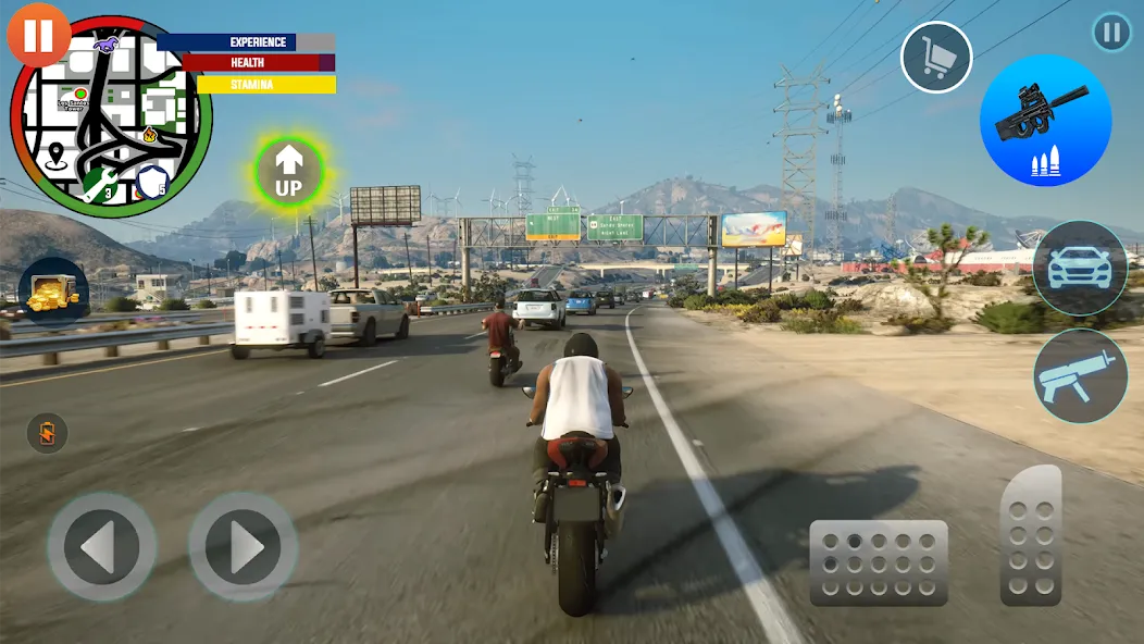 Gangster Games Crime Simulator MOD — Много денег на Андроид — скриншот 2 Gangster Games Crime Simulator MOD — Много денег на Андроид — скриншот 2