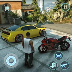 Gangster Games Crime Simulator MOD — Много денег на Андроид