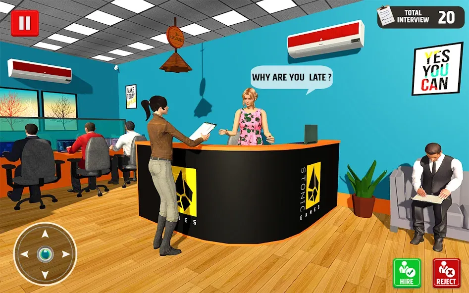 Virtual HR Manager Job Games — Мод: Всё открыто — скриншот 3 Virtual HR Manager Job Games — Мод: Всё открыто — скриншот 3