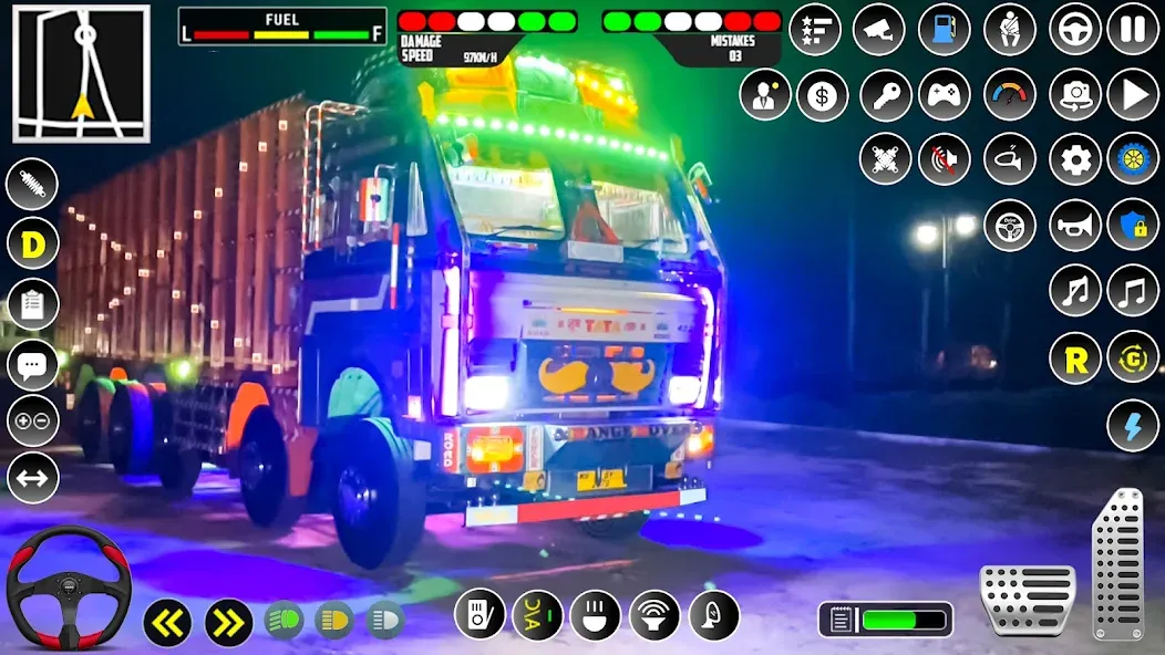 Indian Truck Driver Simulator MOD APK — Много денег — скриншот 1