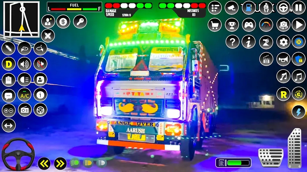 Indian Truck Driver Simulator MOD APK — Много денег — скриншот 3