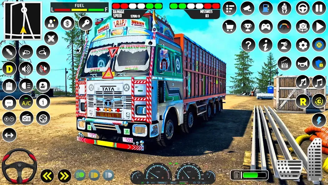 Indian Truck Driver Simulator MOD APK — Много денег — скриншот 4