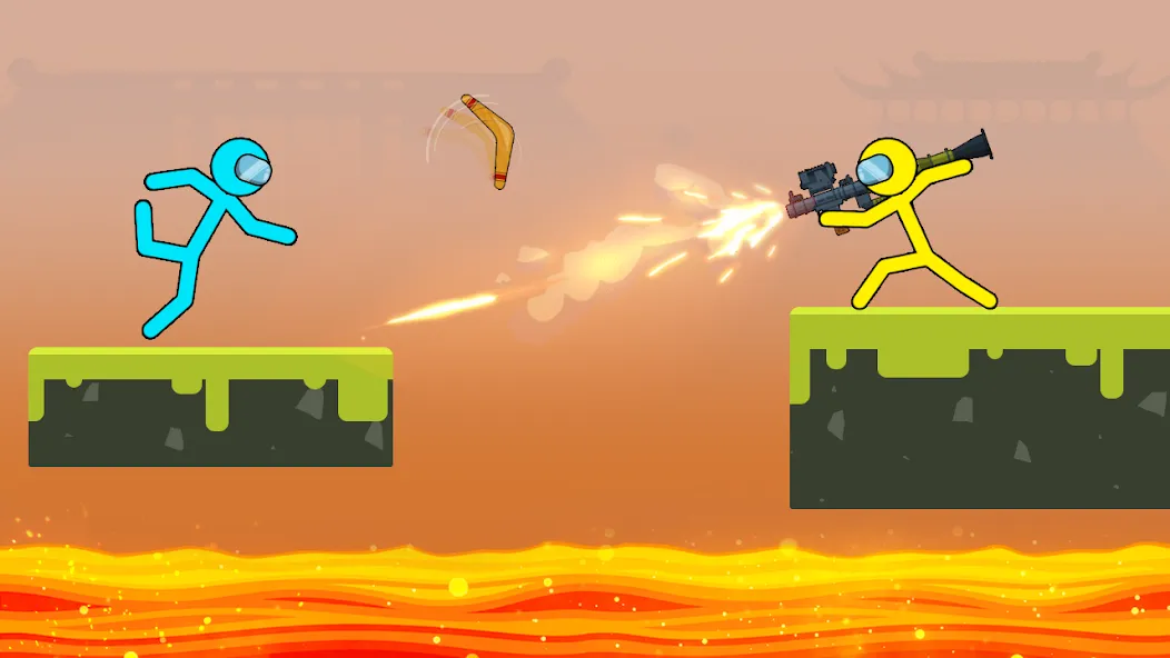 Скачать взломанную Stick-man Fighting Games — Много денег — скриншот 4