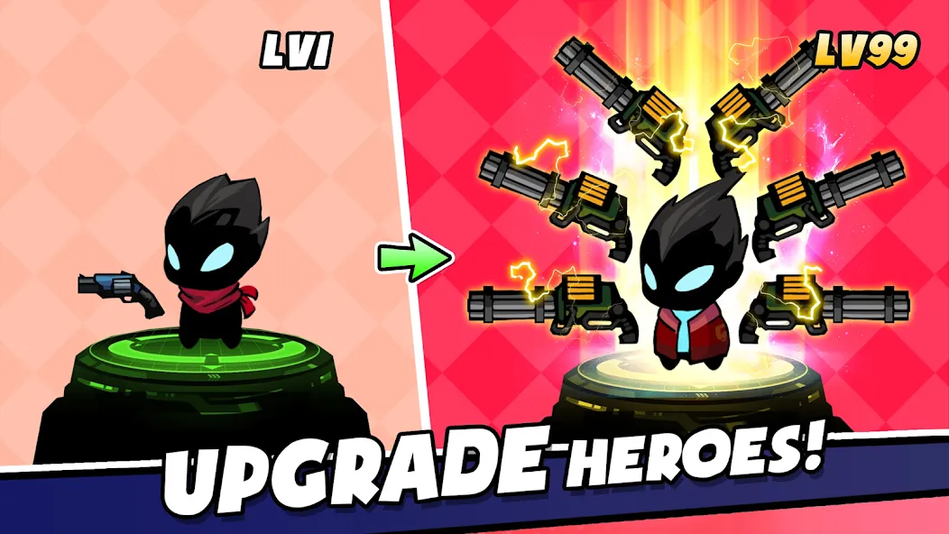 Shadow Survivor: Shooting Game MOD APK — Много денег — скриншот 2