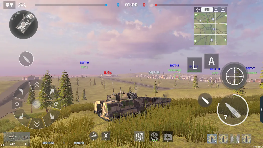 Взломанная Panzer War на Андроид — Много денег — скриншот 1