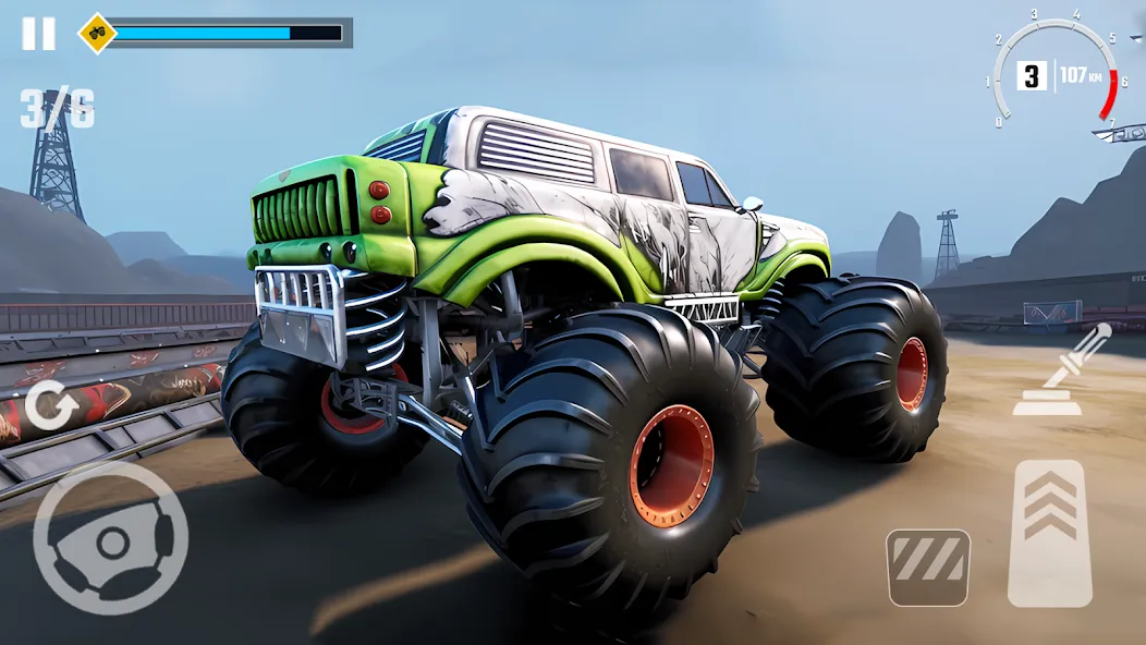 Скачать 4x4 Monster Truck Racing Games с модом — Много денег — скриншот 5