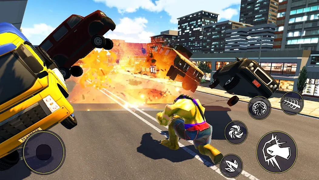 Взломанная Super City Hero:superhero Game на Андроид — Много денег — скриншот 3
