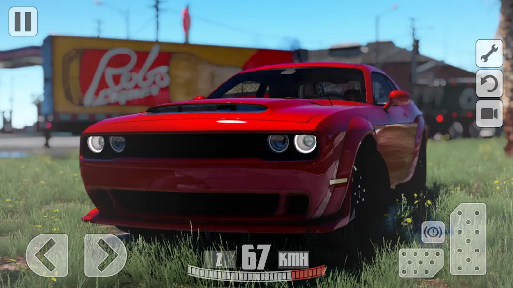 Скачать Simulator Dodge Demon Parking — Модификация Много денег — скриншот 1 Скачать Simulator Dodge Demon Parking — Модификация Много денег — скриншот 1