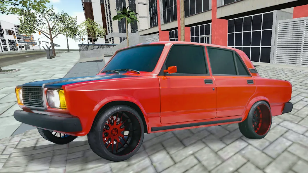 Скачать Drive Classic VAZ 2107 Parking MOD APK — Много денег — скриншот 1