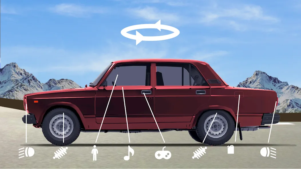 Скачать Drive Classic VAZ 2107 Parking MOD APK — Много денег — скриншот 2