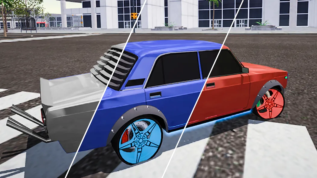 Скачать Drive Classic VAZ 2107 Parking MOD APK — Много денег — скриншот 3