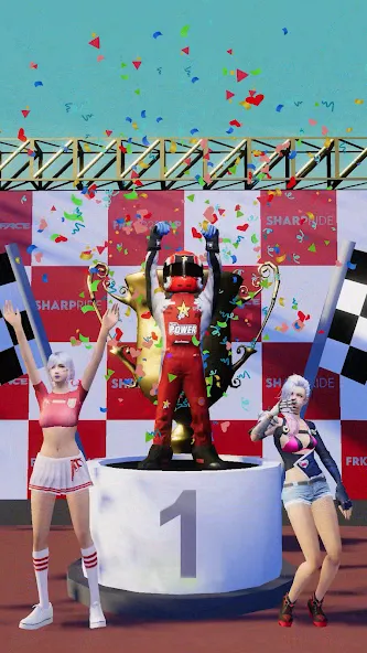 Sharp Ride 3D — Мод: Много денег — скриншот 2