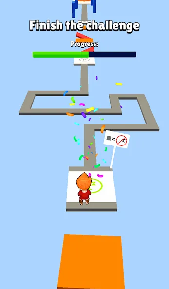 Fall Party.io: Match Race — Взломанная версия (Все открыто) — скриншот 5