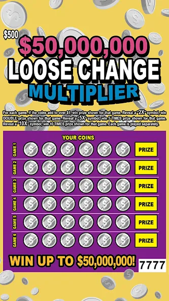 Скачать Scratch Off Lottery Scratchers на Андроид — Бесконечные деньги — скриншот 2