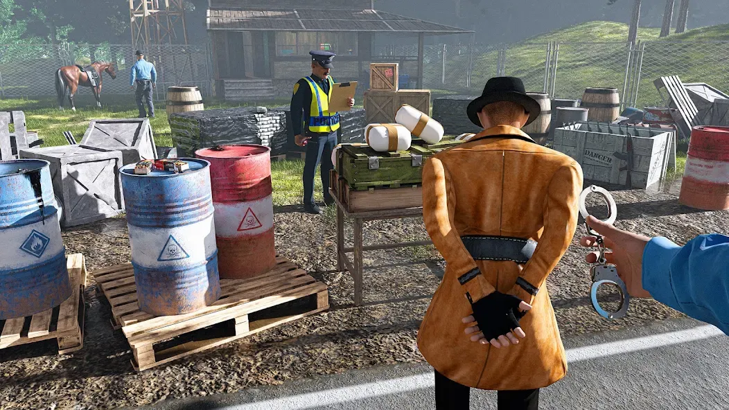 Border Patrol Police Game — Мод: Много денег — скриншот 4