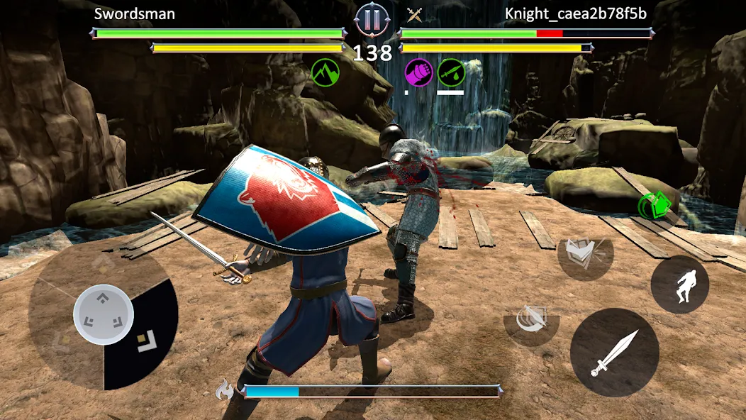 Скачать Knights Fight 2: New Blood на Андроид — Много денег и бесконечная выносливость — скриншот 1