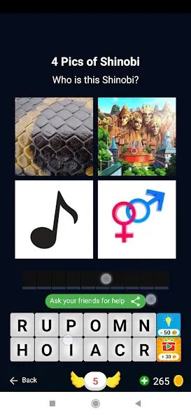 4 Pics 1 Shinobi part 1 — Мод: Все уровни разблокированы — скриншот 2