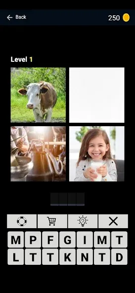 Скачать Puzzle: 4 pics 1 word offline на телефон — Все подсказки открыты — скриншот 3 Скачать Puzzle: 4 pics 1 word offline на телефон — Все подсказки открыты — скриншот 3