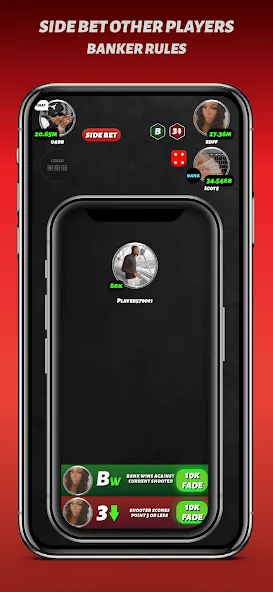 Скачать взломанную Phone Dice™ Street Dice Game — Много денег — скриншот 4
