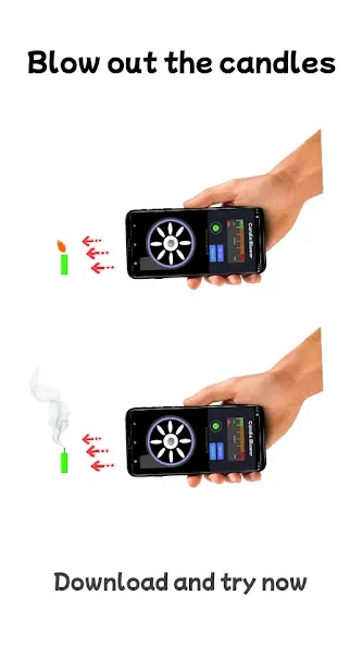 Взлом Blower - Candle Blower Lite — Все свечи погашены — скриншот 3