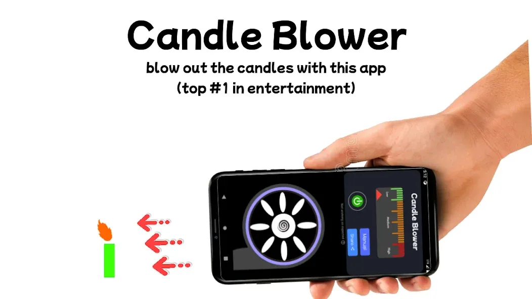 Взлом Blower - Candle Blower Lite — Все свечи погашены — скриншот 5