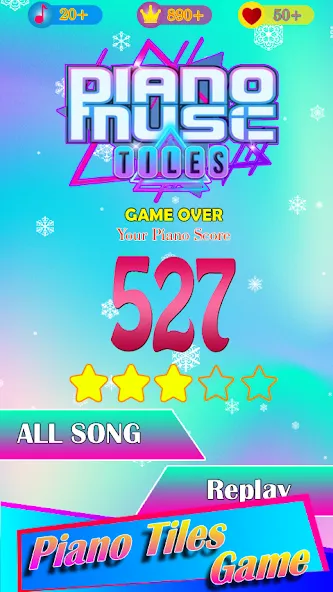 Скачать RaptorGamer Piano Tiles (Мод: Все песни разблокированы) на Андроид — скриншот 5