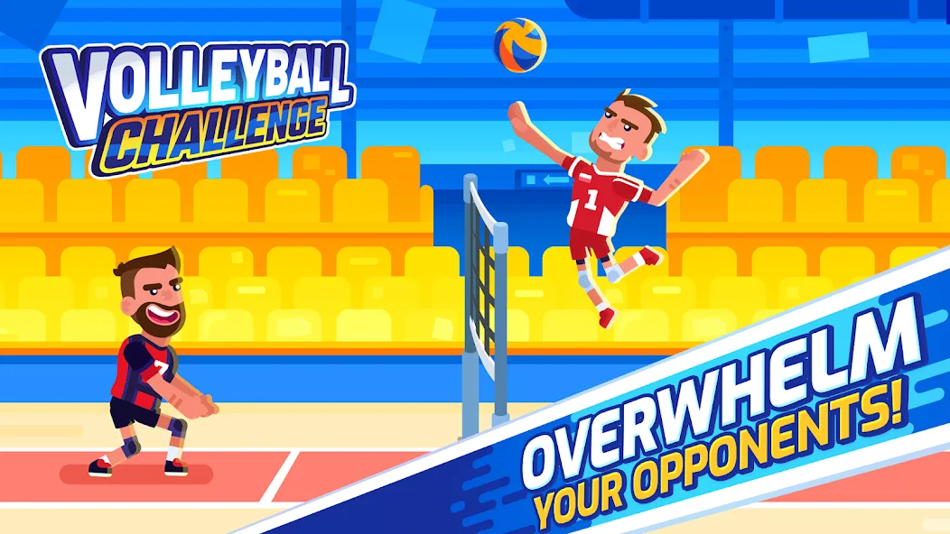 Volleyball Challenge 2024 MOD — Много денег на Андроид — скриншот 1