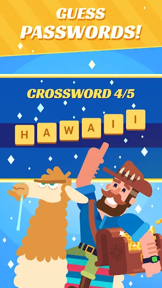 Crossword Islands:Daily puzzle MOD APK — Бесконечные подсказки — скриншот 1