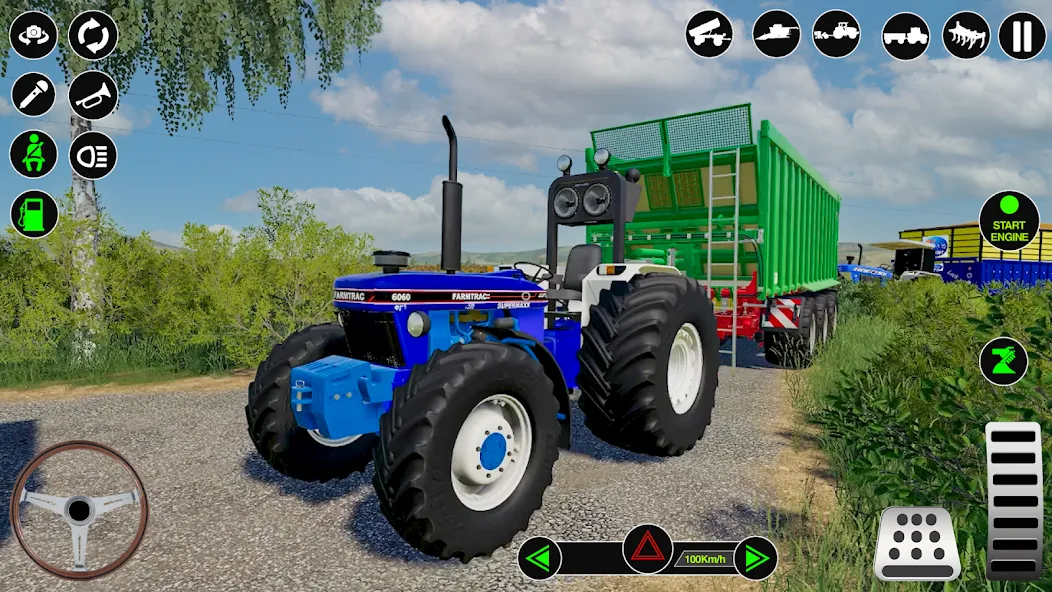 Farming Tractor Simulator Game на Андроид — Много денег и открытая техника — скриншот 3