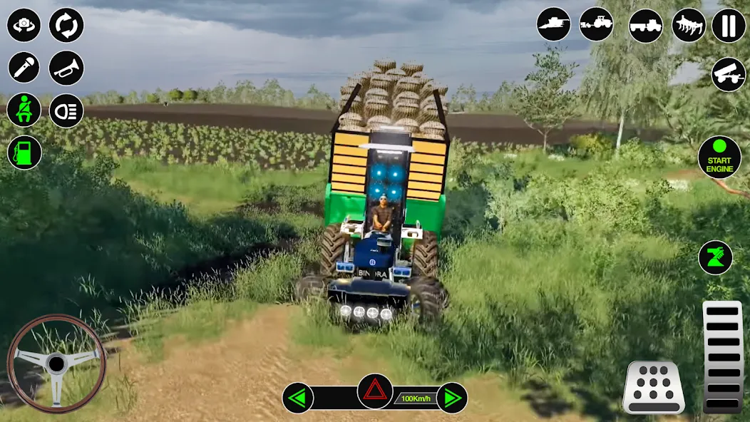 Farming Tractor Simulator Game на Андроид — Много денег и открытая техника — скриншот 4