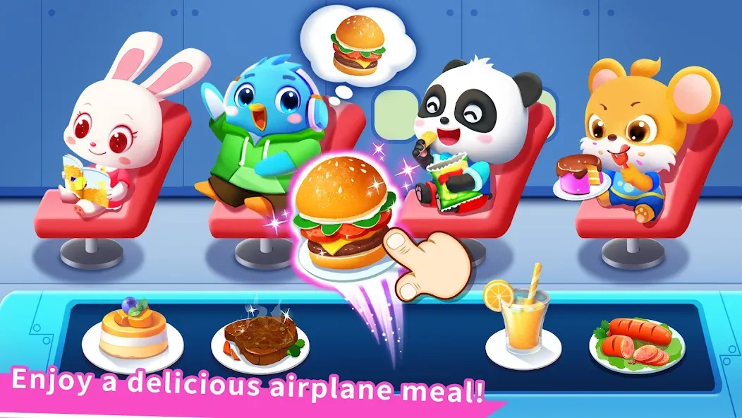 Скачать Baby Panda's Airport — Модификация Все открыто — скриншот 2