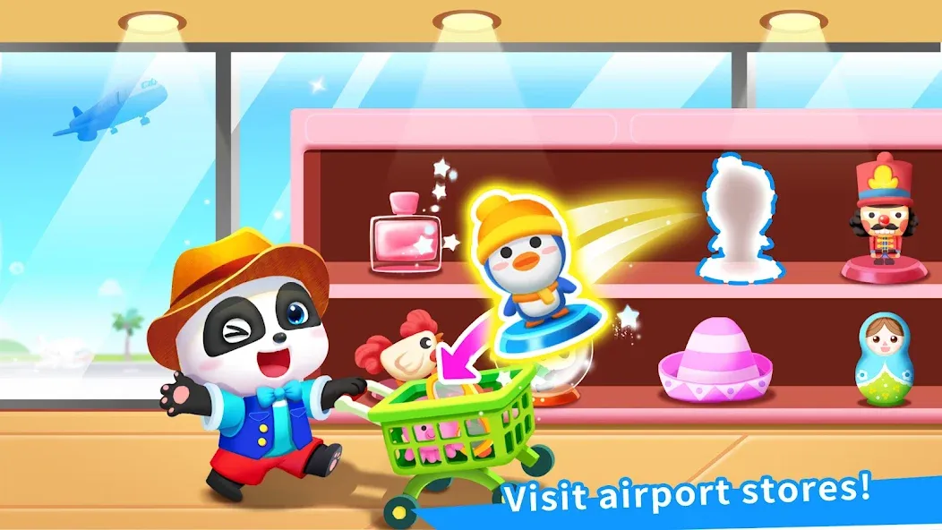 Скачать Baby Panda's Airport — Модификация Все открыто — скриншот 5