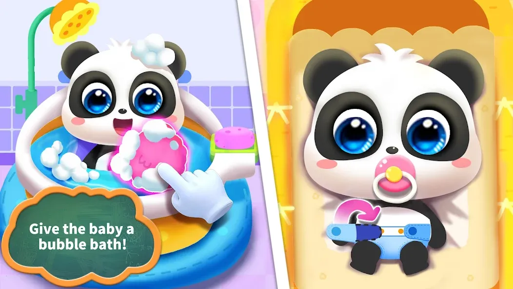 Baby Panda Care — Взломанная версия (Все открыто) — скриншот 1