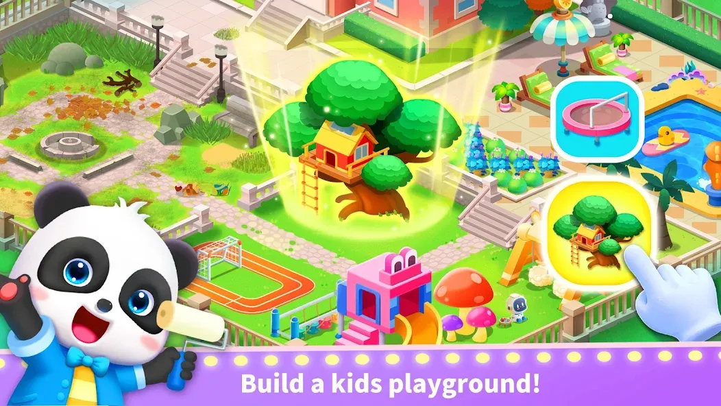 Baby Panda's Town: Life на Андроид — Все открыто — скриншот 2